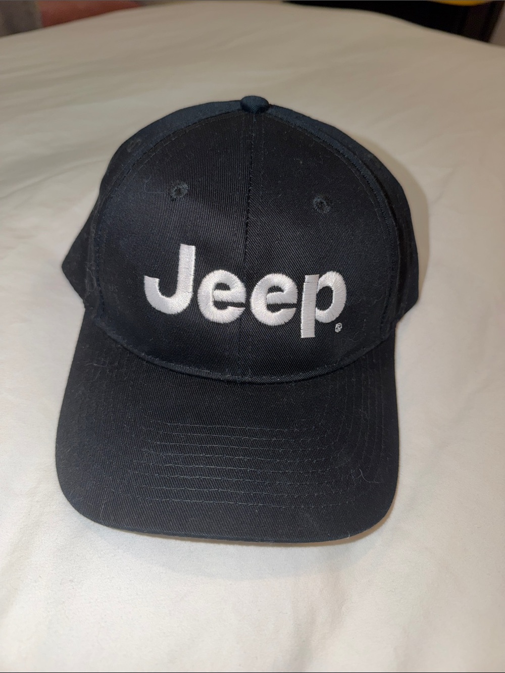 Jeep Black Cap with White Logo